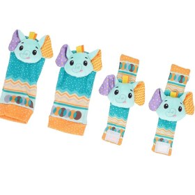 تصویر مچ بند و پاپوش عروسکی فیل سوزی Sozzy 