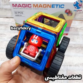 تصویر مگنت های جادویی ۲۲ تکه magic magnetic