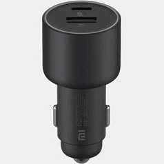 تصویر شارژر فندکی فست شارژ شیائومی Xiaomi Car Charger Fast Charging 1A1C CC07ZM توان 100 وات با کابل 