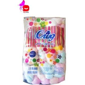 تصویر خرید عمده پنبه توپی رنگی 