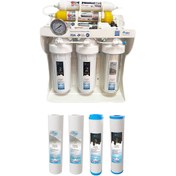 تصویر دستگاه تصفیه آب خانگی UltraPro X800 (شیربرداشت تک) + پک4عددی فیلتر(1.1.2.3) 