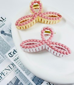 تصویر کلیپس لاکی پاپیون - سفید 