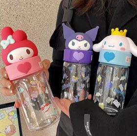 تصویر لیوان درب دار کرومی و دوستان 