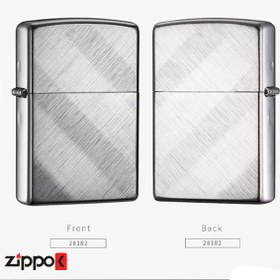 تصویر فندک اورجینال بنزینی زیپو مدل Zippo DIAGONAL WEAVE Zippo DIAGONAL WEAVE