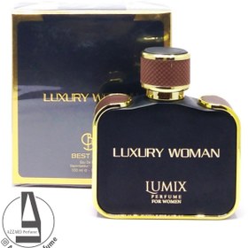 تصویر ادکلن زنانه لاکچری وومن برند بست گیت حجم 100 میل edu perfume luxury women 100ml best gate