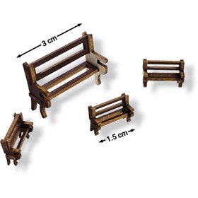 تصویر نیمکت پارکی 