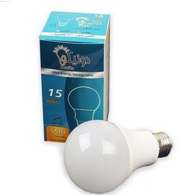 تصویر لامپ 15 وات حبابی دونیکو مهتابی light