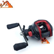 تصویر چرخ بیت کستینگ برند YUMOSHI مدل EQ101 دسته چپ رنگ قرمز 