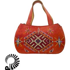 تصویر کیف زنانه سنتی چرم 