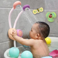 تصویر دوش حمام مدل حلزون Snail shower head 810 