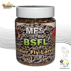 تصویر غذای لارو مگس سرباز BSFL ام اف آکوا MF aqua Soldier fly larvae 500ml