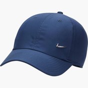 تصویر کلاه تنیس نایک Nike DRI-FIT Club Soft Metal Swoosh Hat- سرمه ای Nike DRI-FIT Club Soft Metal Swoosh Hat