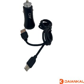 تصویر شارژر فندکی آکو مدل AKO AC-C3 به همراه کابل TYPE-C AKO AC-C3 CAR charger with TYPE-C cable