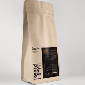 تصویر چای لاته کاراملی 