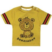 تصویر بلوز آستین کوتاه نوزاد پسرانه طرح گوچی به آوران Behavaran Gucci Behavaran Gucci Baby Boy Short Sleeve Shirt