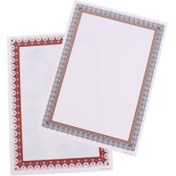 تصویر کاغذ تذهیب A4 طرح دار بسته ۱۰۰ عددی 