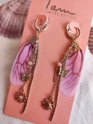 تصویر گوشواره پر پروانه Earrings