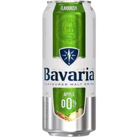 تصویر آبجو هلندی باواریا مالت Non Alcoholic Apple Bavaria Malt غیر الکی با طعم سیب 500 میل 