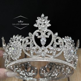 تصویر تاج عروس کد 1018 Bridal Tiara Code 1018