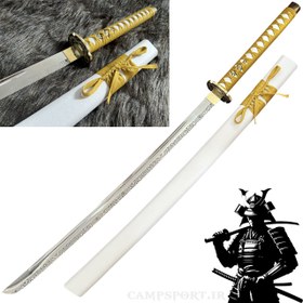 تصویر شمشیر کاتانا طرح دمشقی 