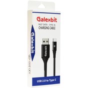 تصویر کابل فست شارژ تایپ سی با گارانتی ا Galexbit usb to typec fast charge cable 1m cg Galexbit usb to typec fast charge cable 1m cg