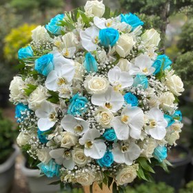 تصویر جام گل تم آبی کد ۷۹ 