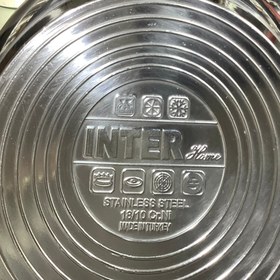 تصویر کتری و قوری استیل ترک مارک INTER 