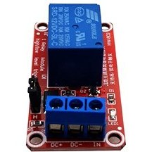 تصویر ماژول رله 1 کانال 5 ولت (برد قرمز) 1 channel 5V relay module (red board)