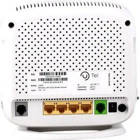 تصویر مودم روتر VDSL2/ADSL2 Plus بی سیم یوتل مدل V304F New 