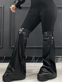 تصویر لگ وارمر چرم 