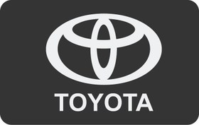 تصویر کارت بانکی فلزی طرح تویوتا - Toyota 