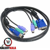 تصویر کابل ماوس و کیبورد KVM PS2 KVM PS2 mouse and keyboard conversion cable