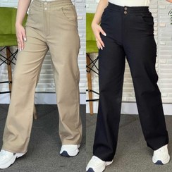 تصویر شلوار نیم بگ زنانه کتان کد 763 