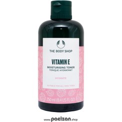 تصویر تونر آبرسان ویتامین E حجم 250 میل بادی شاپ Body Shop Vitamin E Hydrating Toner 250ml