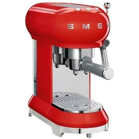 تصویر اسپرسو ساز اسمگ مدل ECF01 قرمز Smeg ECF01 espresso maker