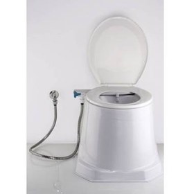 تصویر توالت فرنگی سیار با شیر خود شور مدل الیزه 