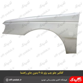 تصویر گلگیر جلو چپ با سوراخ راهنما پژو 405 همگام (30914003) 