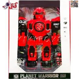 اسباب بازی ربات کنترلی قرمز با پرتاب تیر PLANET WARRIOR 601