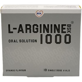 تصویر محلول خوراکی ال آرژینین 1000 بی اس کی 10عدد ا L Arginine 1000 mg BSK 10SINGLE DOSE VIALS L Arginine 1000 mg BSK 10SINGLE DOSE VIALS