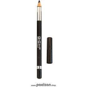 تصویر مداد چشم مشکی چوبی ضدآب جی سی ام GCM GCM WATERPROOF PERFECTE EYE EYE PENCIL 12HRS