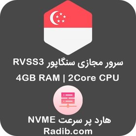 تصویر سرور مجازی NVME سنگاپور - پلن RVSS3 