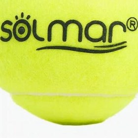 تصویر توپ تنیس خاکی 