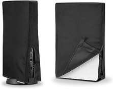 تصویر پوشش محافظ گرد و غبار T Tersely برای کنسول PS5 ضد خش پوشش محافظ آکسفورد ضد گرد و غبار محافظ پوستی محافظ فوق العاده نرم با درگاه کابل برای SONY PlayStation 5 Digital Edition & Regular Edition 