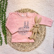 تصویر آستین بلند خرگوش ملانژ تیک تاک 