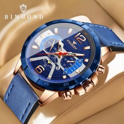 تصویر ساعت مچی مردانه FNGEEN بند چرمی ضدآب 