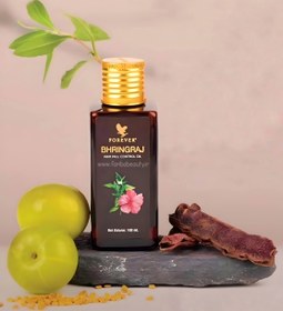 تصویر روغن مو فوراور (روغن تقویت موی هندی) hair fall control oil Forever BHRINGRAJ