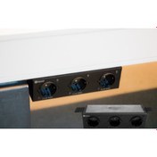 تصویر پریز برق فانتونی مدل N367 نوک مدادی Desk connection panels