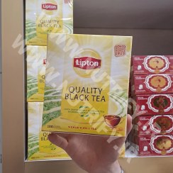 تصویر چای کیسه ای لیپتون ۱۰۰ عددی 