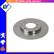 تصویر دیسک چرخ جلو 206 تیپ5 رانا اچ سی کراس اس ام تی front brake disk 206 rana h30cros tu5