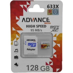 تصویر مموری میکرو ادونس مدل Advance 633X ظرفیت 128 گیگابایت 